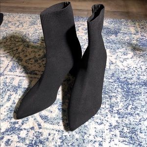 ZARA black booties size 38